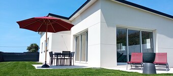 Maison Neuve de 2023, Plain Pied, 2 Chambres, à 10 Minutes à Pied de la Plage