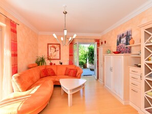 TV, DVD player, stereo