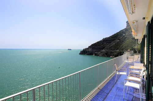 In the blue painted blue