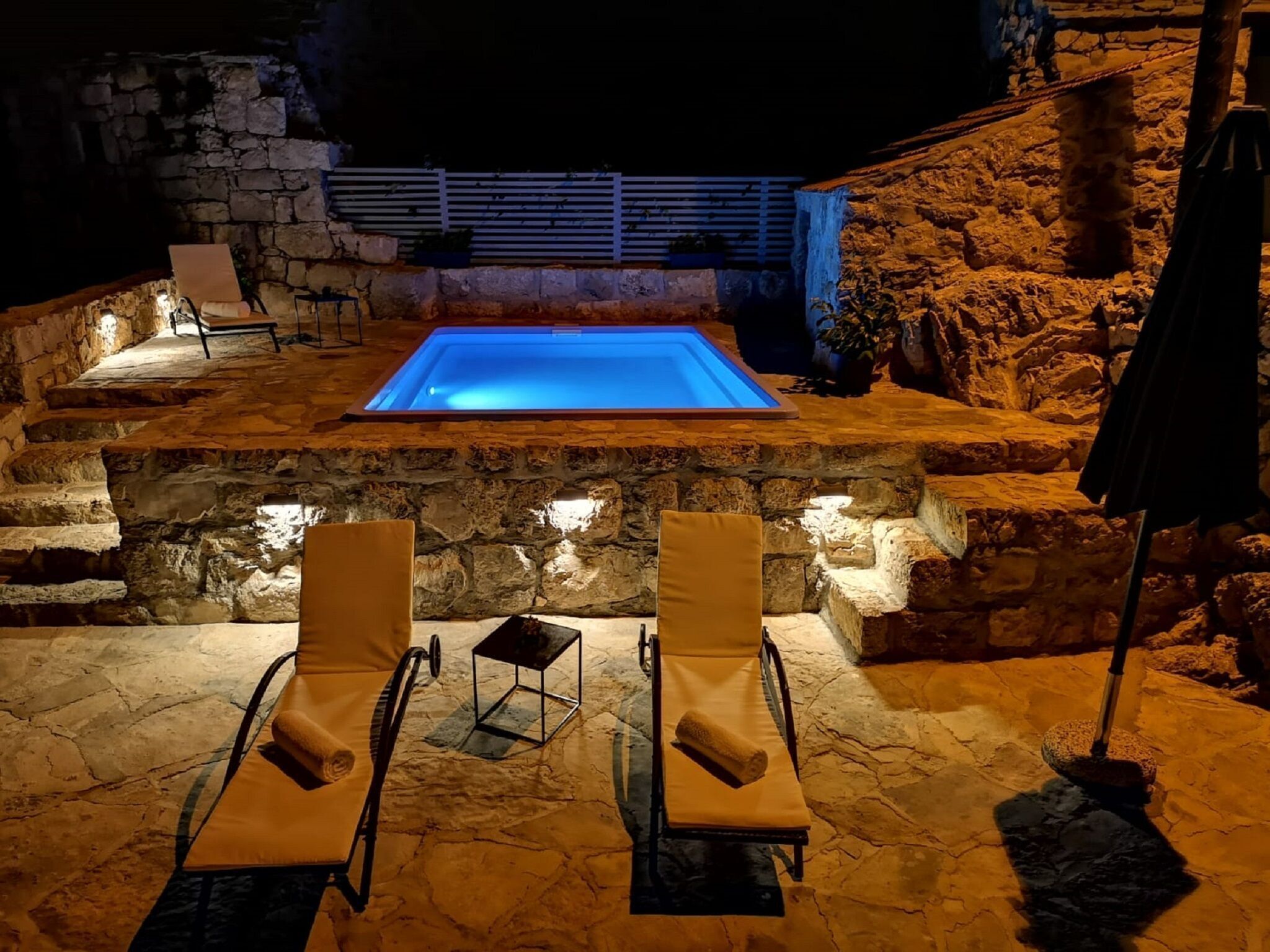 Schwimmbad des Ferienhauses