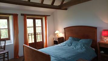 3 chambres, draps fournis