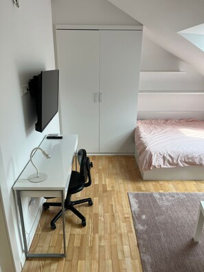 1 soverom, strykejern/-brett, wi-fi og sengetøy