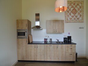 Fridge, microwave, stovetop, dishwasher - Farmhouse in Geesteren near Golf Course (Geesteren)