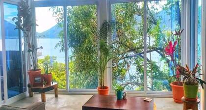 Entire home with breathtaking views of Lake Atitlan and volcanoes