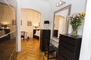 1 Schlafzimmer, Bügeleisen/Bügelbrett, Reisekinderbett, kostenloses WLAN