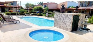Outdoor pool - 2 bdrm, 2 bath within walking distance to the beach and main street. (Jaco)