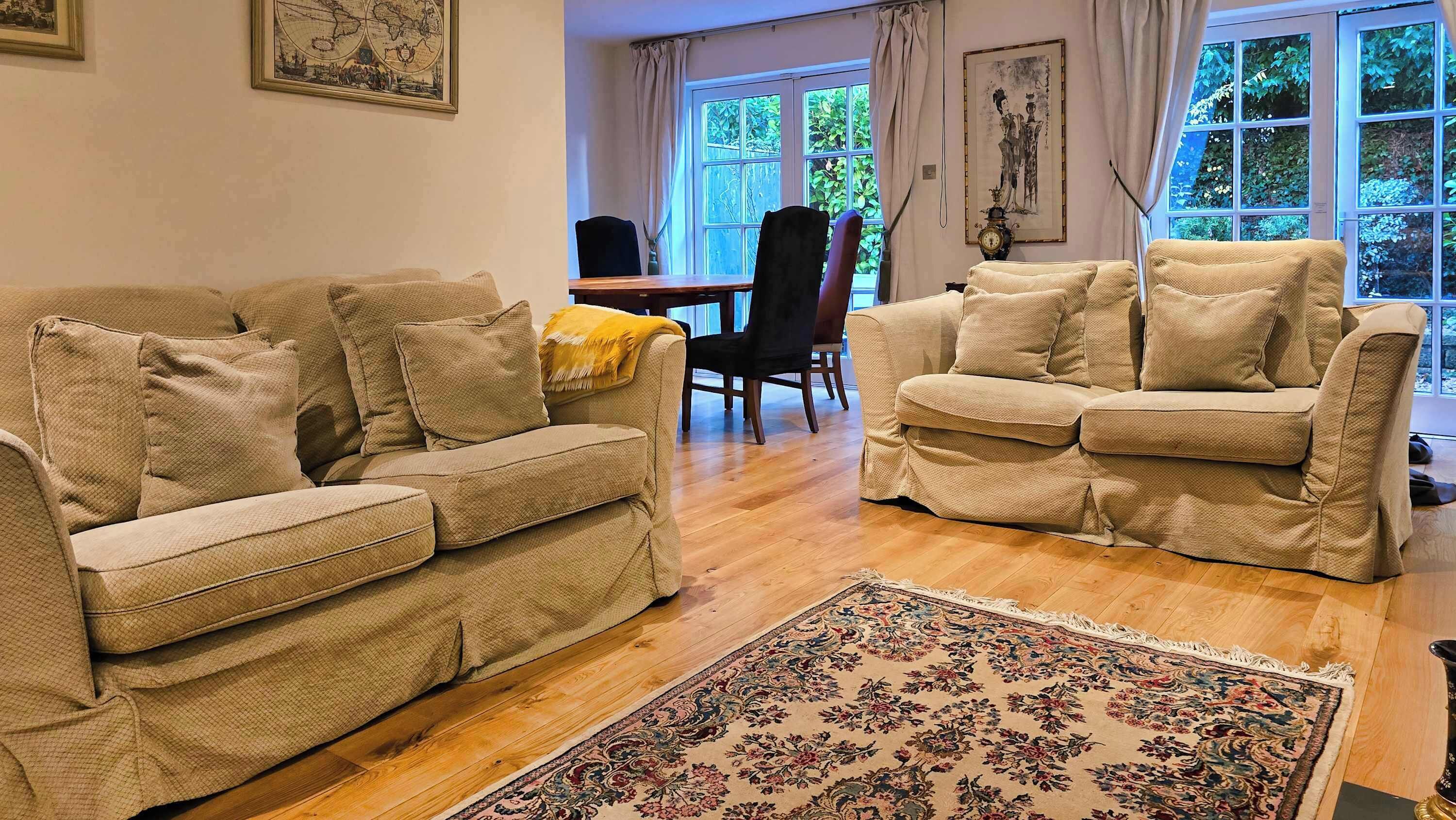 TV, fireplace, offices