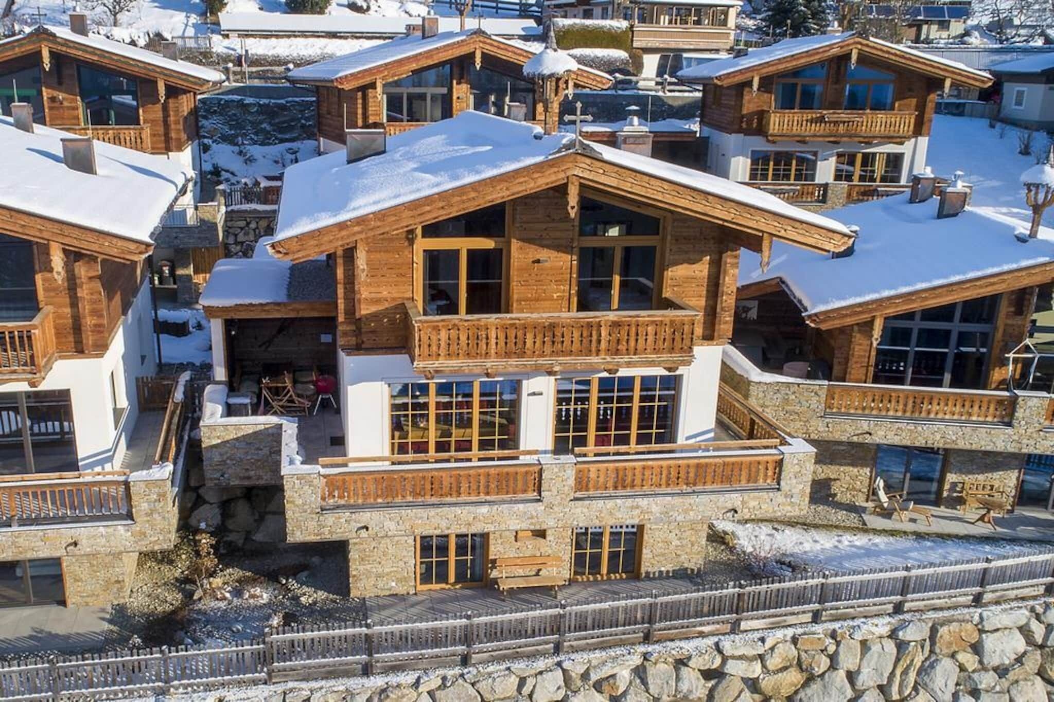 Außenseite Ferienhaus [Winter]