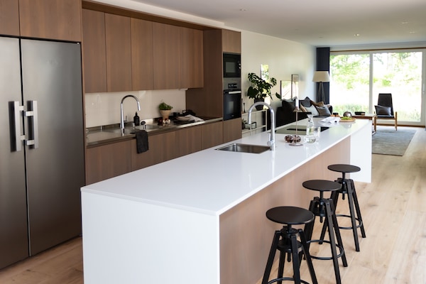 Appartement Supérieur | Cuisine privée | Grand réfrigérateur, micro-ondes, four, lave-vaisselle