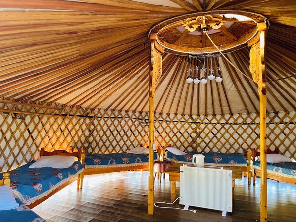 Mongolian Traditional Ger | 1 slaapkamer, individueel gedecoreerd, individueel gemeubileerd