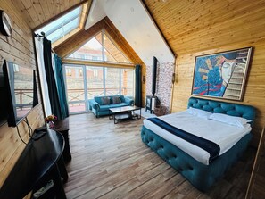 Deluxe Wooden Lodge | Individually decorated, individually furnished, bed sheets - Bayan Mongolian Resort - Genghis Khan Statue (Erdene)