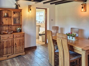Dining - 3 bedroom accommodation in Wyson, near Ludlow (Wyson, near Ludlow)