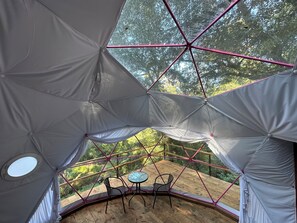 Comfort Room, Balcony, Hill View | Bed sheets - MANDALA CAMP (Zacatlan)