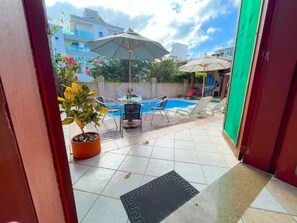 Uitzicht vanuit de kamer