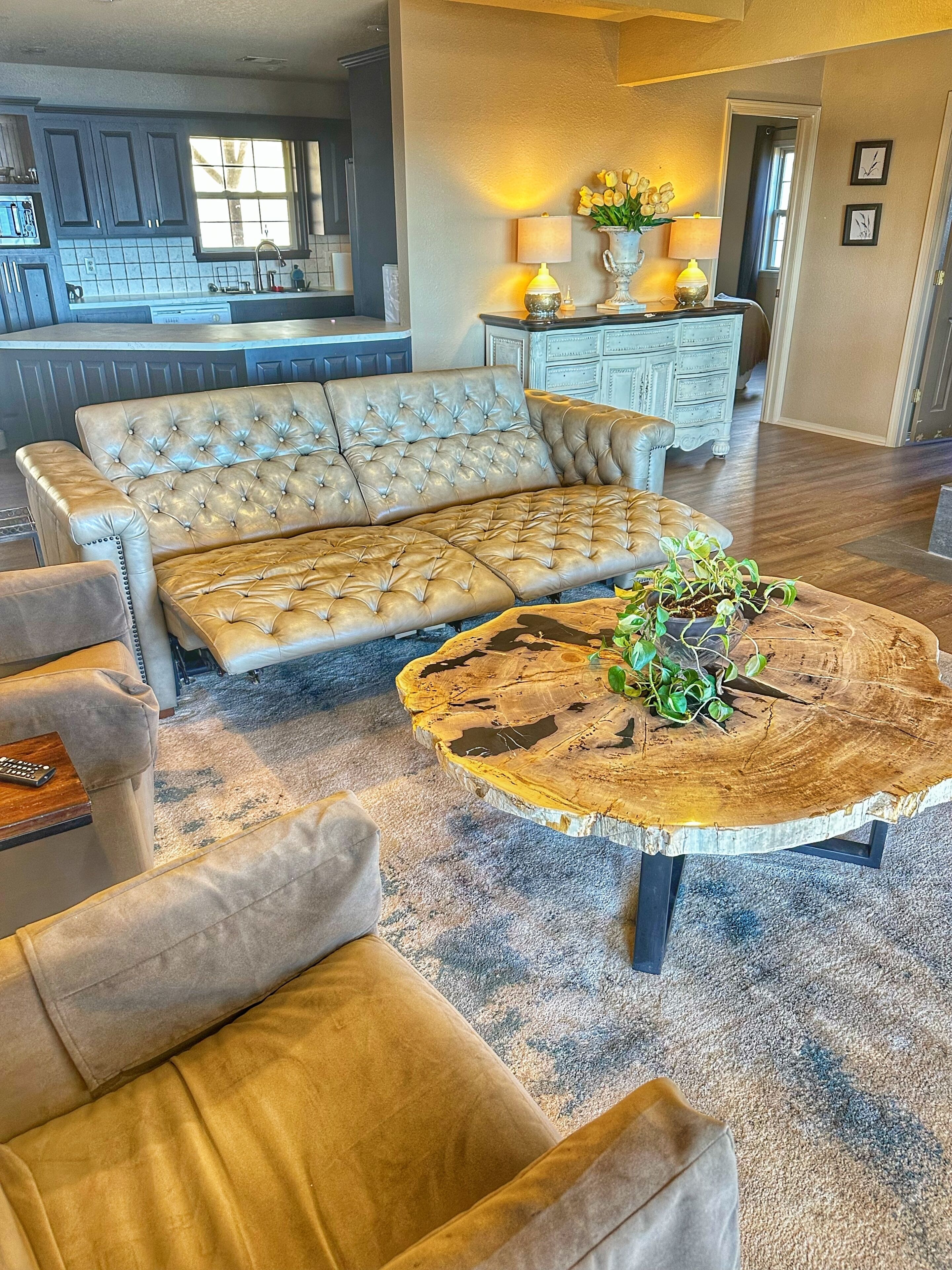 TV connectée, cheminée