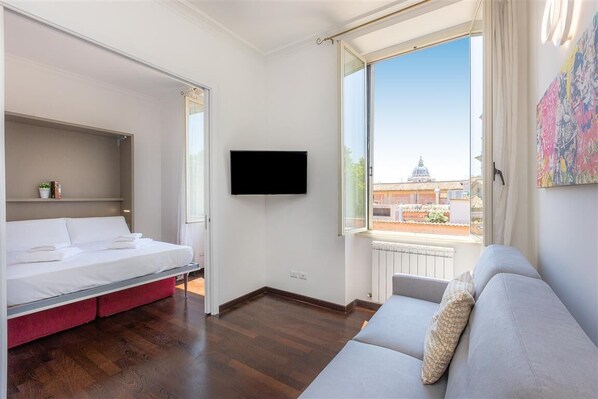 2 bedrooms, iron/ironing board, Internet, bed sheets - Corso View apartment (Rome)