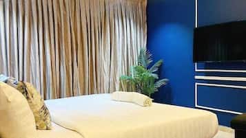 Executive Single Room | Egyptian cotton sheets, premium bedding, pillow-top beds, desk