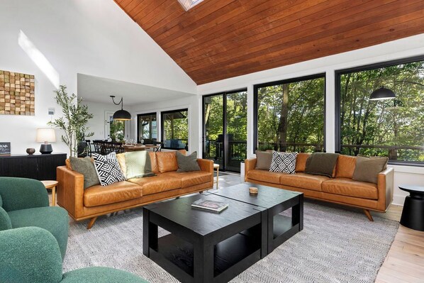 TV connectée, cheminée