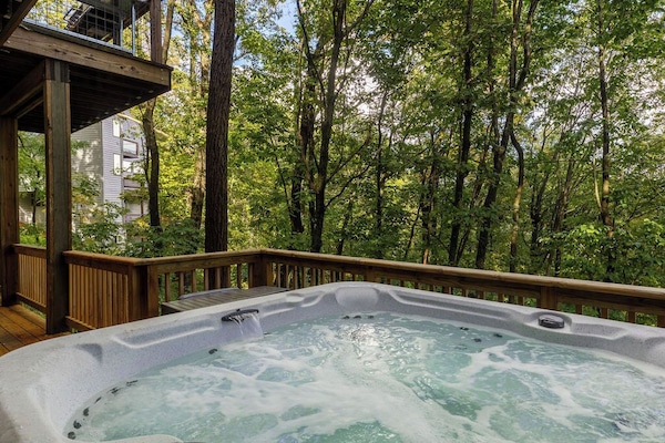 Idromassaggio all'aperto