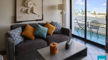 Apartamento luxo | Área de estar