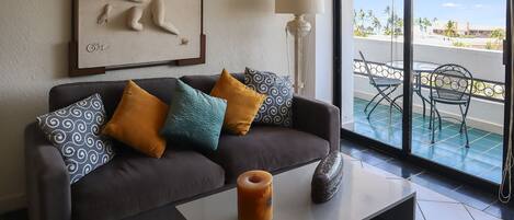 Departamento Deluxe | Área de sala de estar