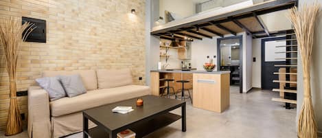 Departamento de lujo | Área de sala de estar | Televisión