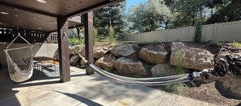 On Pineview Reservoir - just a short walk down the trail to the beach!