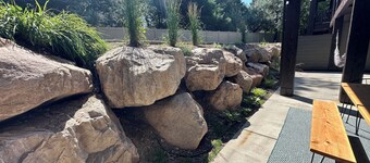 On Pineview Reservoir - just a short walk down the trail to the beach!