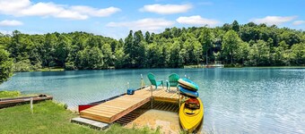 Serene Private Lake Mountain Getaway near Brevard