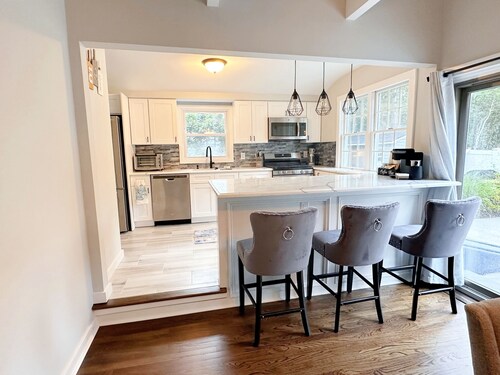 Coastal Retreat, Private Beach Access, and Pool Paradise in East Hampton