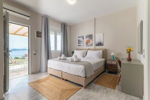 Suíte, vista para o mar | 1 quarto, roupas de cama antialérgicas, quartos à prova de som