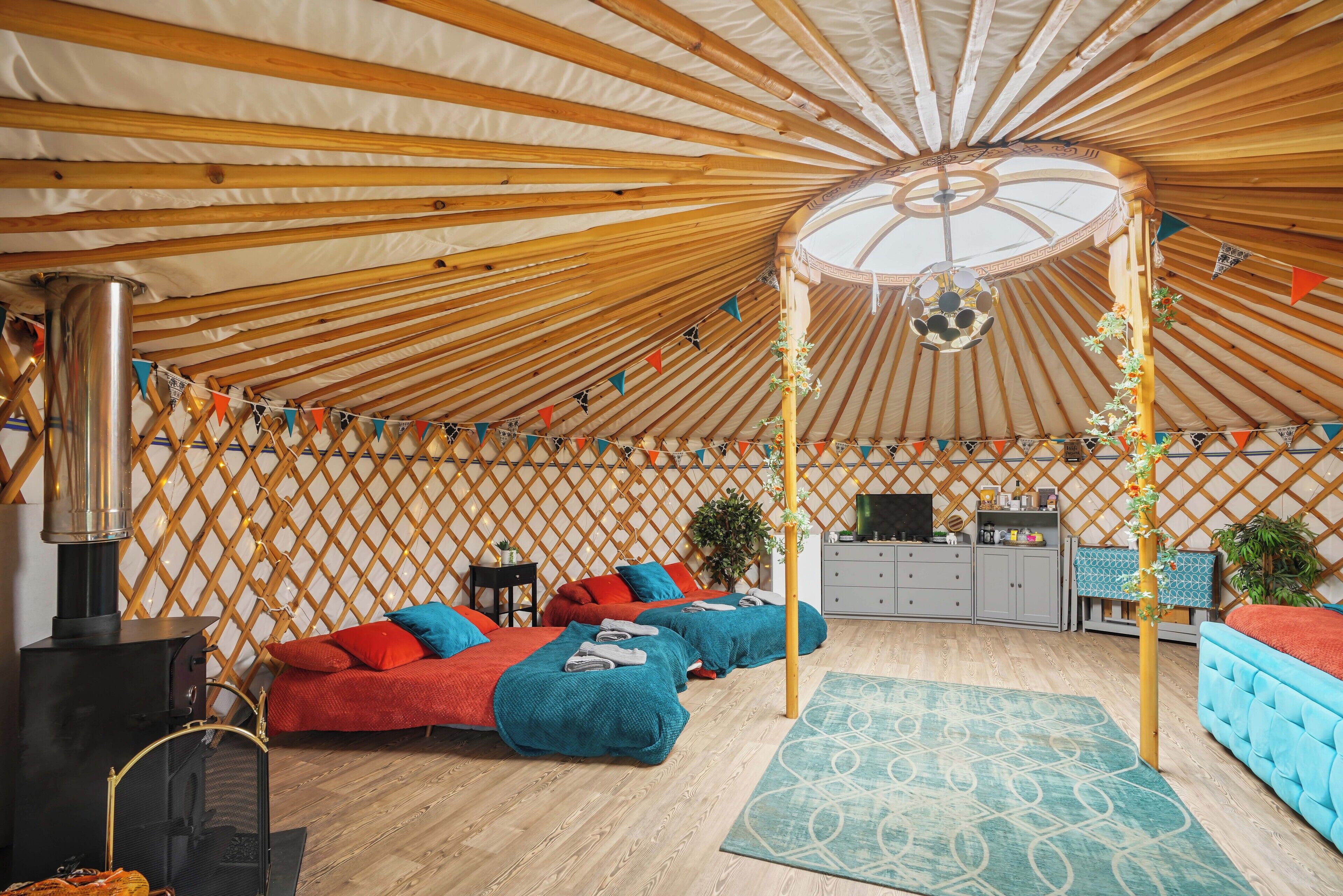 Luxury Tent, Multiple Beds, Non Smoking, Hot Tub | Individually decorated, individually furnished, iron/ironing board