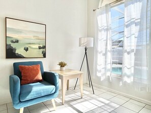 Living area - Beautiful 3BR House w/ Private Pool near Disney (Kissimmee)