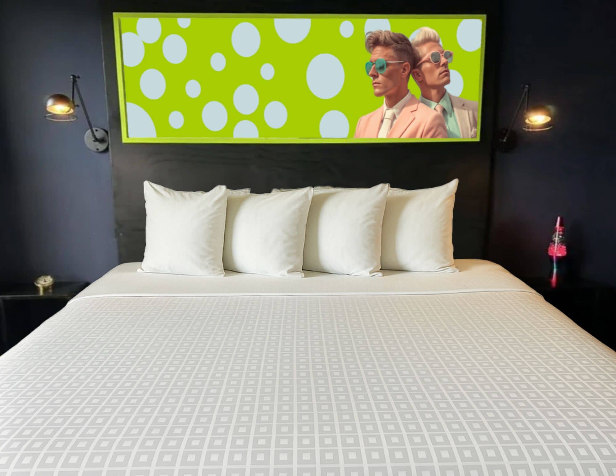 고급 침구, 암막 커튼, 다리미/다리미판, 무료 WiFi