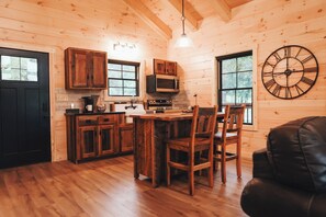 Fridge, oven, stovetop