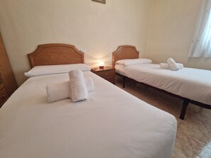 3 quartos, roupa de cama