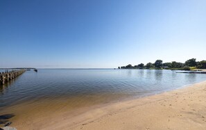 Beach nearby, sun-loungers
