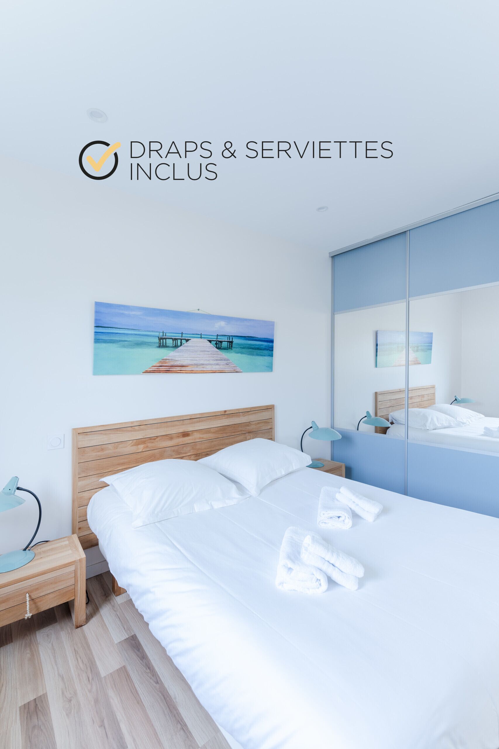 4 chambres, fer et planche à repasser, Wi-Fi gratuit, draps fournis