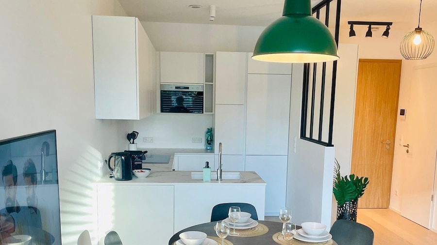 Large 1 bedroom -Center terrace parking