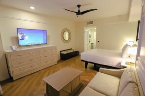 In-room safe, desk, iron/ironing board, travel crib