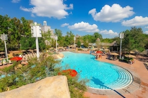 Indoor pool, a heated pool