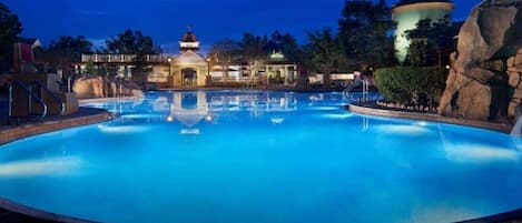 Indoor pool, a heated pool