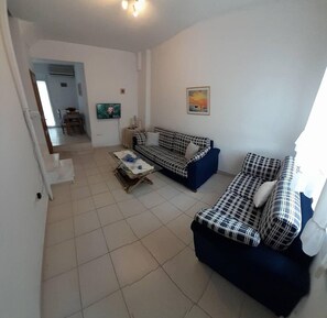 Villa | Living area - Impeccable 2-bed House in (Nea Propontida)