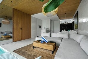 Villa, 1 Bedroom, Valley View | Living area - Green Flow Villa 9 (Ubud)