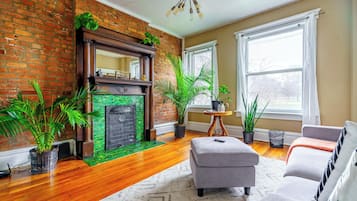Design House | Living area | 32-inch Smart TV with digital channels, Netflix, Hulu