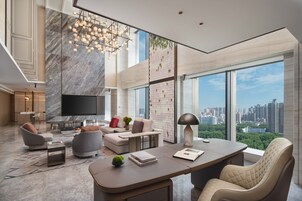 Suite, 2 Bedrooms, Garden View | Premium bedding, down comforters, pillowtop beds, minibar