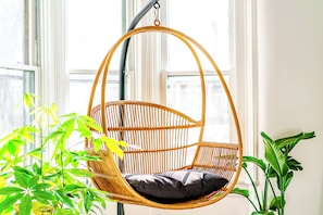 Egyptian cotton sheets, premium bedding, memory foam beds, free minibar