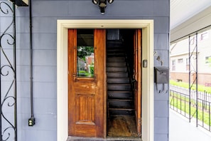 Interior entrance