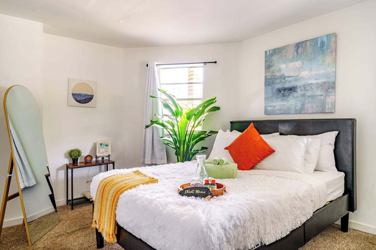 Appartement Deluxe, 1 grand lit, non-fumeurs, vue parc | 1 chambre, draps en coton égyptien, literie de qualité supérieure