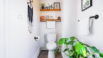 Exclusive-Haus | Badezimmer | Duschwanne, Regendusche, Designer-Toilettenartikel, Haartrockner